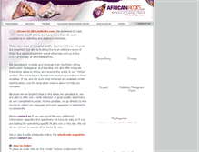 Tablet Screenshot of africanrocks.com